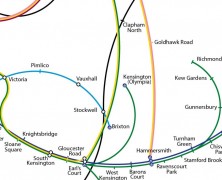 The Twisted London Underground Map