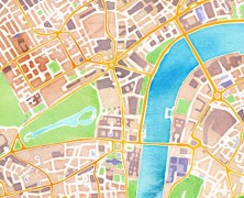 Stamen Design’s Watercolour Map