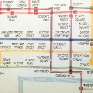 A Tube Map Inspired by Charles Rennie Mackintosh