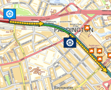 Crossrail’s Live Tunnel Boring Machine Map