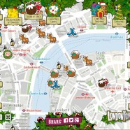 London Christmas Map