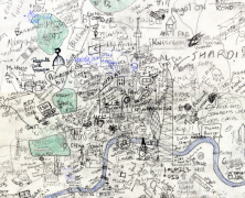 UCL Hand Drawn Map of London