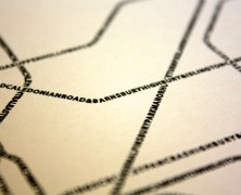 Typographic Tube Map