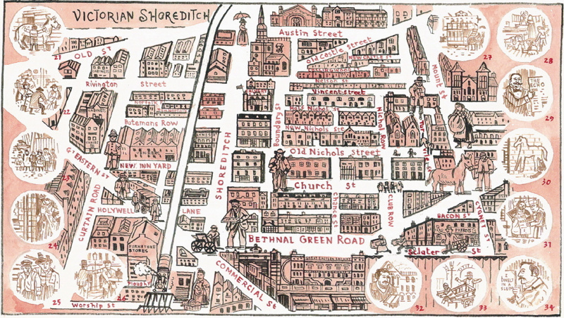 Maps Of Shoreditch Past Future By Adam Dant Mapping London
