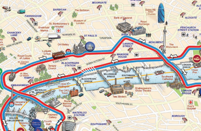 Tour Bus Maps Mapping London