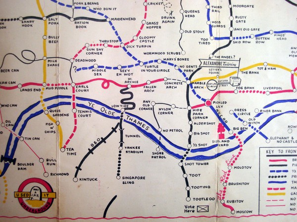 Blunderground Map of London