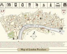 A New Map of London Peculiars