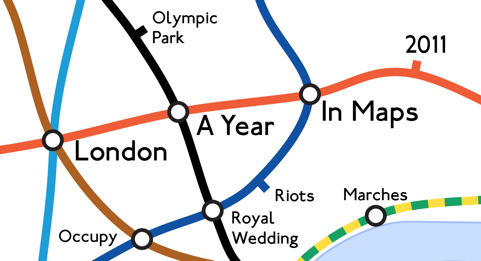 London: A Year in Maps