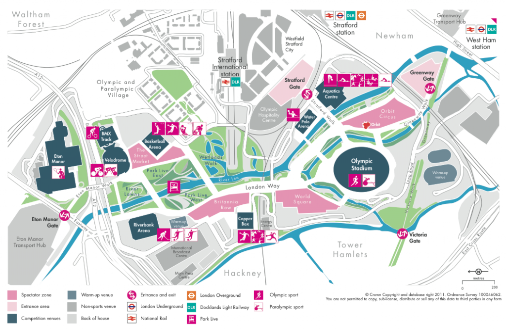 The Olympic Park New Names, New Map Mapping London