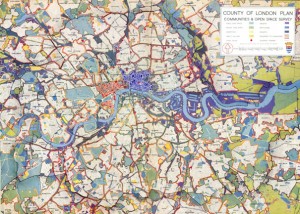 Map of London Social and Functional Analysis 1943 – Mapping London