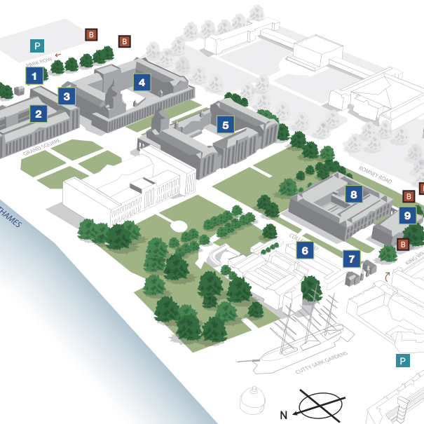 Middlesex University Campus Map - Fulvia Christabel