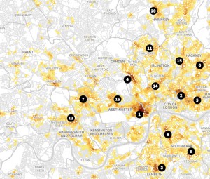 violent hotspots