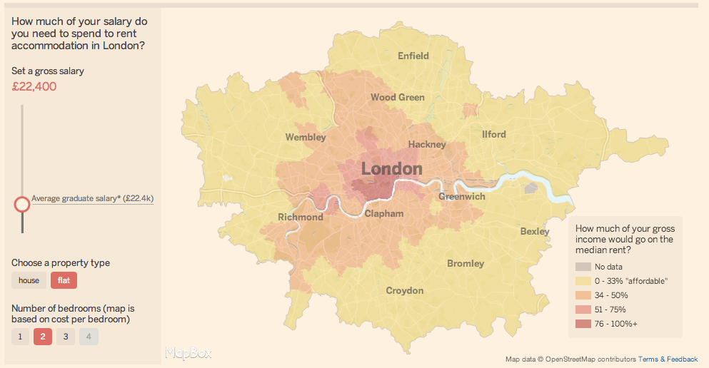 Mapping London House Prices and Rents