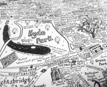 City of Westminster – A Hand-Drawn Map Print