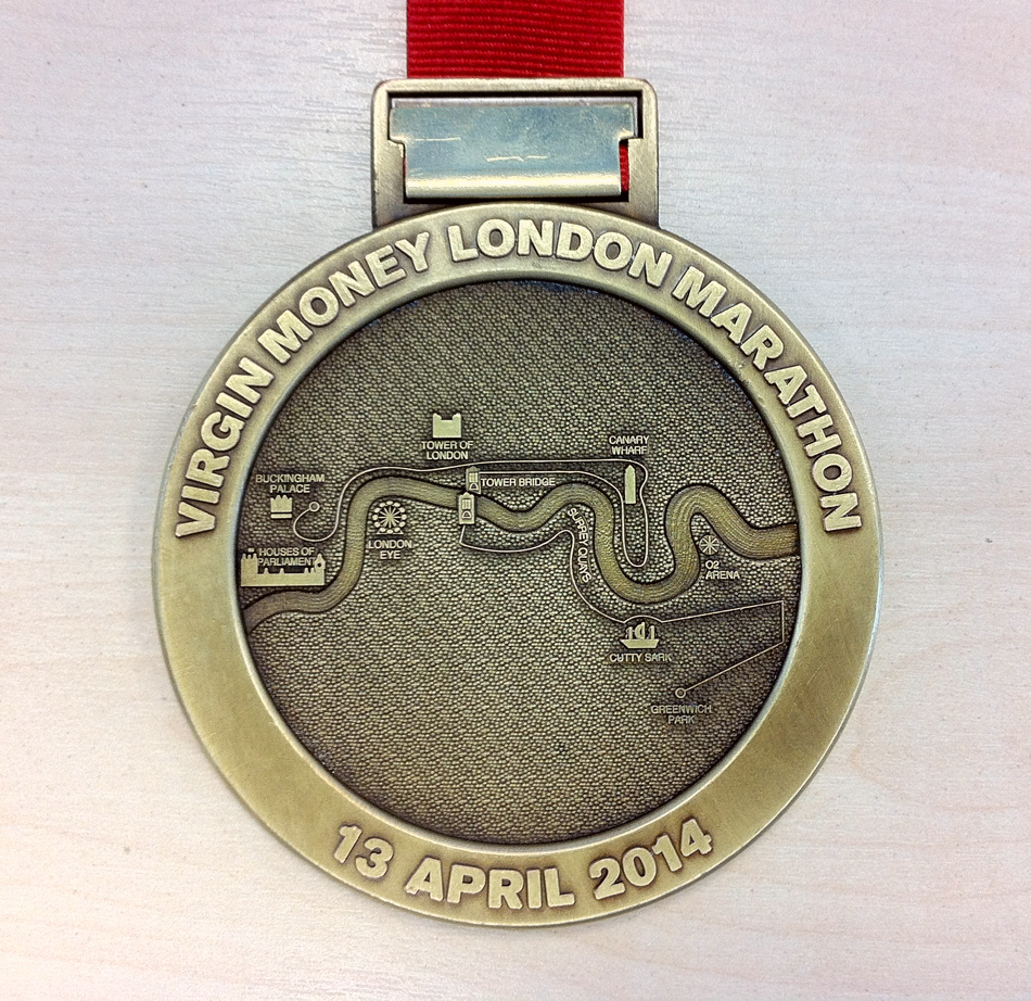 The London Marathon Medal Mapping London