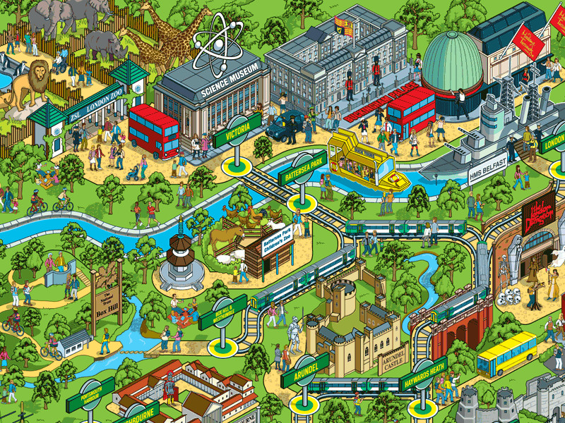 Theme Park Maps!