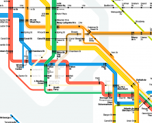 Vignelli’s Map of the New York Subway