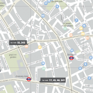 Urban Walkabout Map of of Clerkenwell