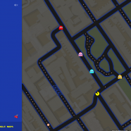 Pac-Man on Google Maps!