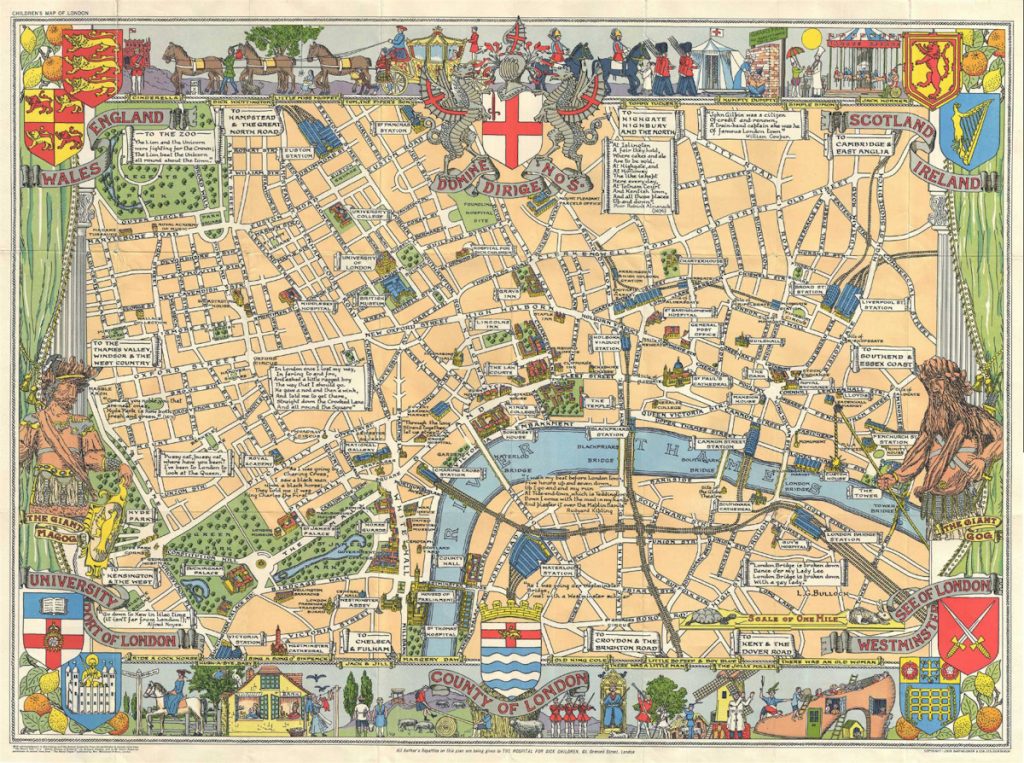 Children’s Map of London | Mapping London