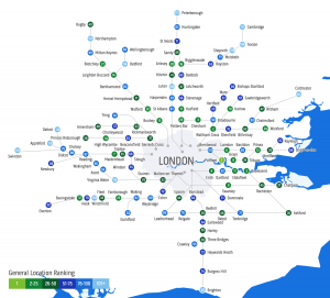 The Best Commuter Hotspots – Mapping London