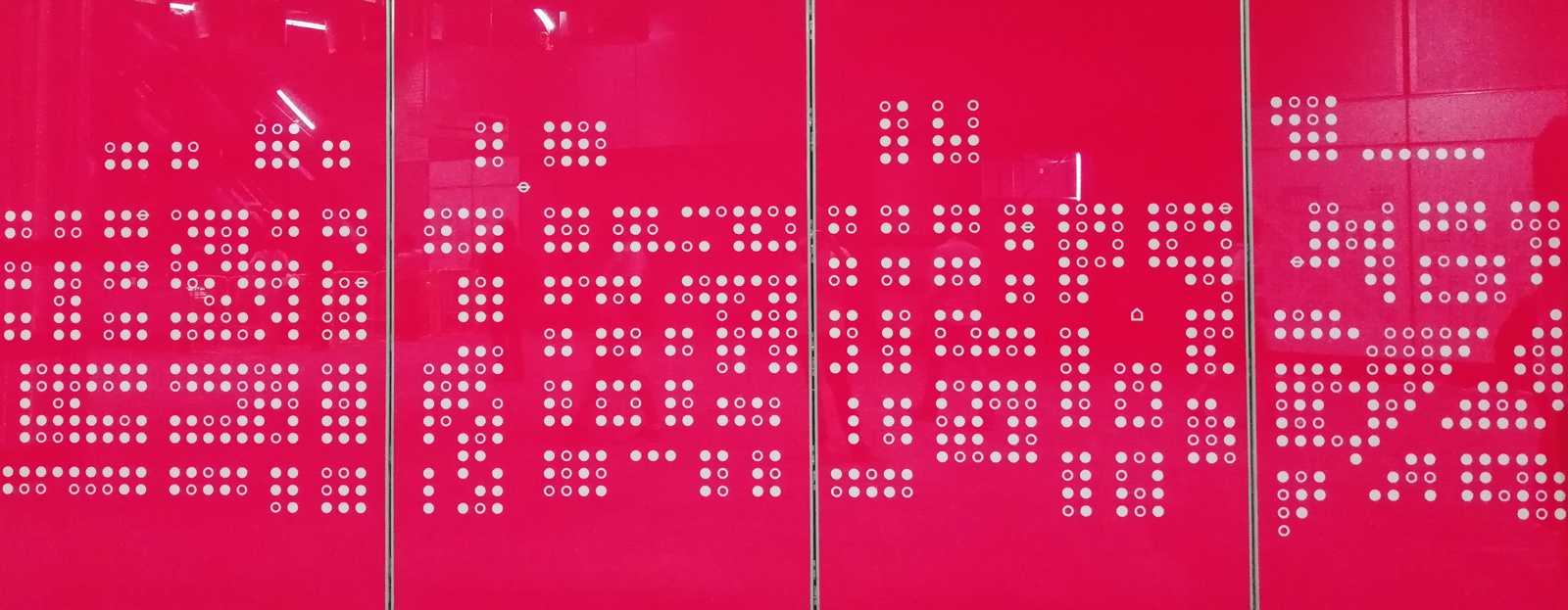 TCR Crossrail Station Wall Mapping London
