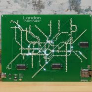 Tube Circuit Board with Live Train Locations